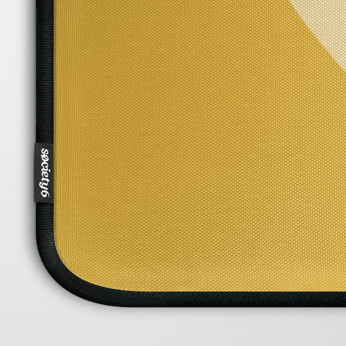 Cute Minimal Heart in Mustard Laptop Sleeve Gallery Image 3