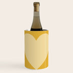 Cute Minimal Heart in Mustard Wine Chiller Gallery Image 1