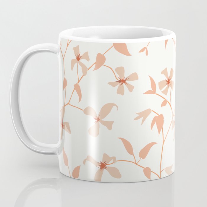 Floral Clematis Vine Coffee Mug Gallery Image 3