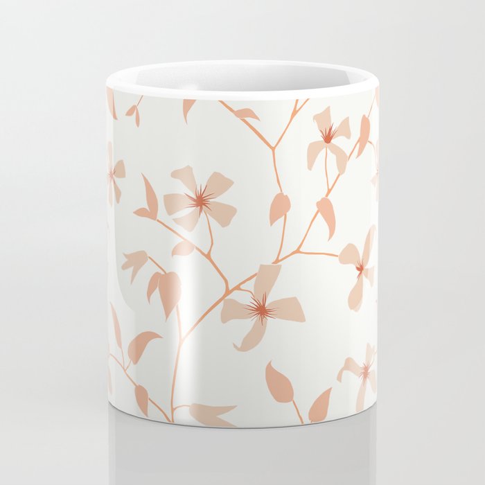 Floral Clematis Vine Coffee Mug Gallery Image 4