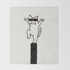 Cute and deadly Throw Blanket Gallery Image 2
