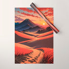 Walk to Kaniji - A Contemporary Ukiyo-e Nature Landscape Wrapping Paper Gallery Image 1