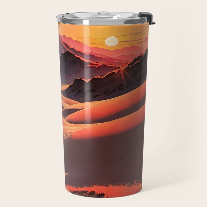 Walk to Kaniji - A Contemporary Ukiyo-e Nature Landscape Travel Mug Gallery Image 2