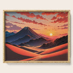 Walk to Kaniji - A Contemporary Ukiyo-e Nature Landscape Serving Tray Gallery Image 1