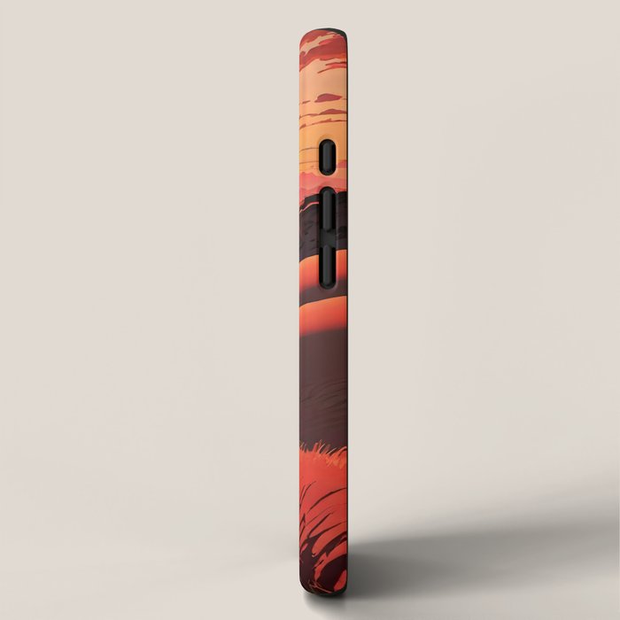 Walk to Kaniji - A Contemporary Ukiyo-e Nature Landscape iPhone Case Gallery Image 2