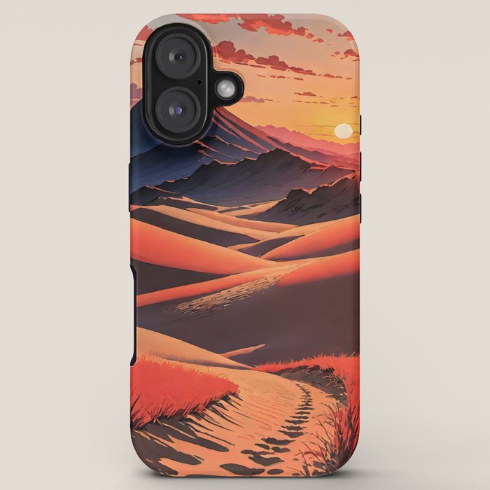 Walk to Kaniji - A Contemporary Ukiyo-e Nature Landscape iPhone Case Gallery Image 5