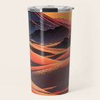 Walk to Kaniji - A Contemporary Ukiyo-e Nature Landscape Travel Mug Gallery Image 1