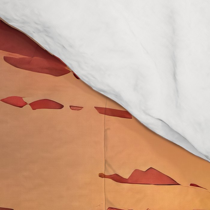 Walk to Kaniji - A Contemporary Ukiyo-e Nature Landscape Comforter Gallery Image 4
