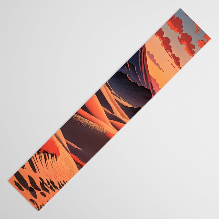 Walk to Kaniji - A Contemporary Ukiyo-e Nature Landscape Table Runner Gallery Image 3