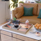 Walk to Kaniji - A Contemporary Ukiyo-e Nature Landscape Serving Tray Gallery Image 2