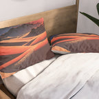 Walk to Kaniji - A Contemporary Ukiyo-e Nature Landscape Pillow Sham Gallery Image 2