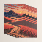 Walk to Kaniji - A Contemporary Ukiyo-e Nature Landscape Wrapping Paper Gallery Image 3