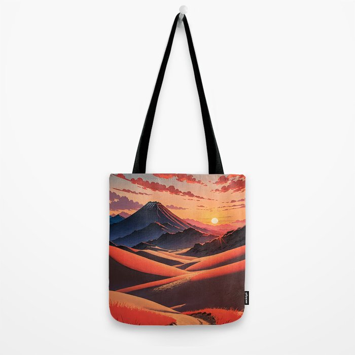 Walk to Kaniji - A Contemporary Ukiyo-e Nature Landscape Tote Bag Gallery Image 2