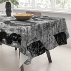 Urban Street Art Numbers And Text Fragments Tablecloth Gallery Image 3