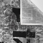 Urban Street Art Numbers And Text Fragments Wall Tapestry Gallery Image 3