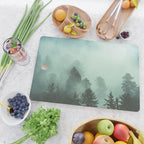 Magnificent Morning - Foggy Redwood Forest Nature Photography Cutting Board Gallery Image 2