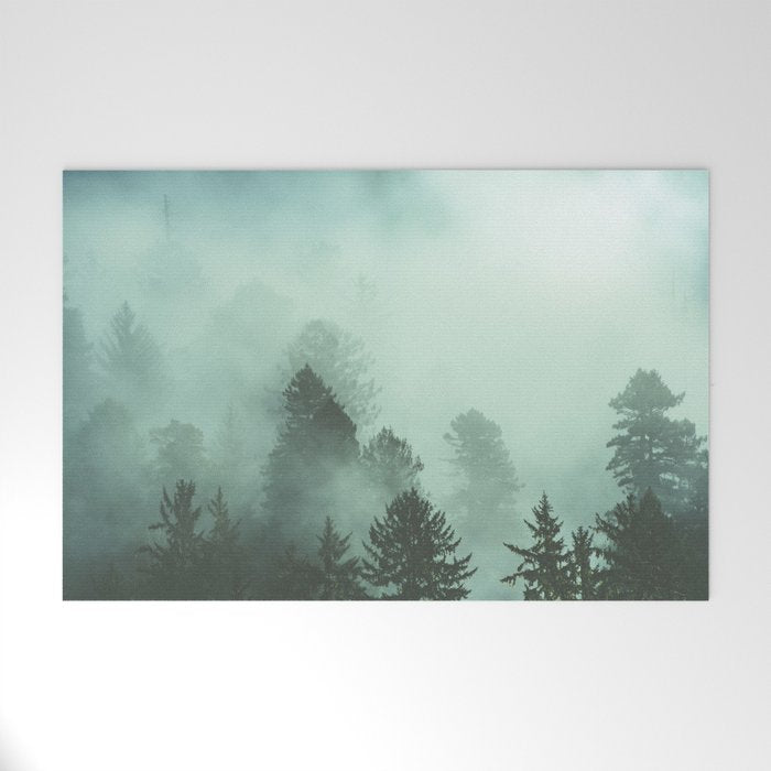 Magnificent Morning - Foggy Redwood Forest Nature Photography Welcome Mat Gallery Image 1