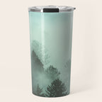 Magnificent Morning - Foggy Redwood Forest Nature Photography Travel Mug Gallery Image 1