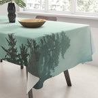 Magnificent Morning - Foggy Redwood Forest Nature Photography Tablecloth Gallery Image 3