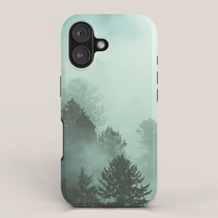 Magnificent Morning - Foggy Redwood Forest Nature Photography iPhone Case Gallery Image 1