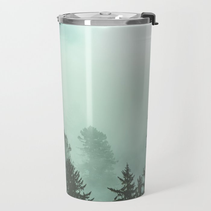 Magnificent Morning - Foggy Redwood Forest Nature Photography Travel Mug Gallery Image 2