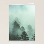 Magnificent Morning - Foggy Redwood Forest Nature Photography Stationery Card Gallery Image 2