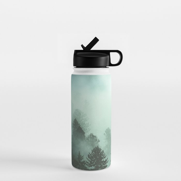 Magnificent Morning - Foggy Redwood Forest Nature Photography Water Bottle Gallery Image 1
