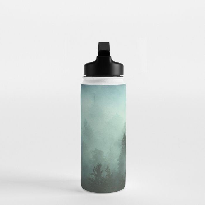 Magnificent Morning - Foggy Redwood Forest Nature Photography Water Bottle Gallery Image 3