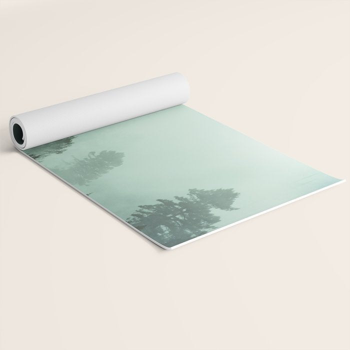 Magnificent Morning - Foggy Redwood Forest Nature Photography Yoga Mat Gallery Image 2