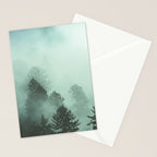 Magnificent Morning - Foggy Redwood Forest Nature Photography Stationery Card Gallery Image 2