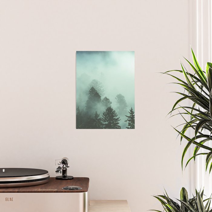 Magnificent Morning - Foggy Redwood Forest Nature Photography Poster Gallery Image 2