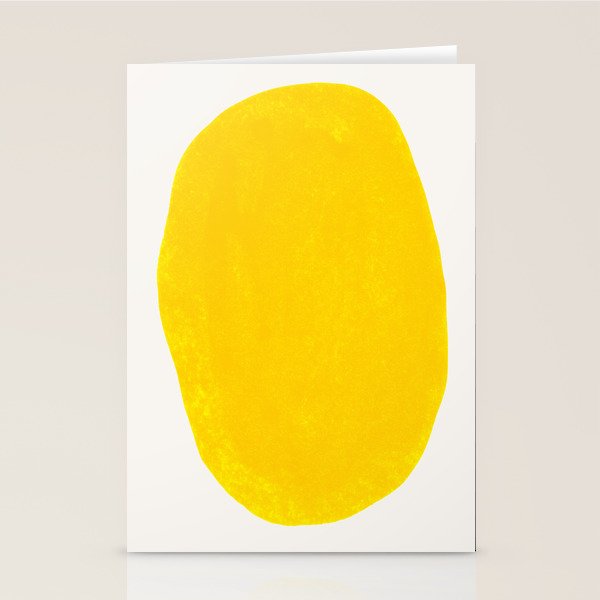 Simply Organic Golden Yellow Stationery Card Gallery Image 1