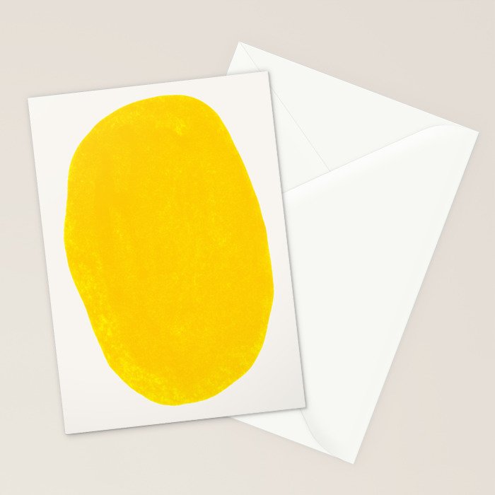 Simply Organic Golden Yellow Stationery Card Gallery Image 2