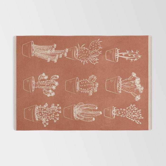 Minimalist Cactus Art 1 Rug Gallery Image 2