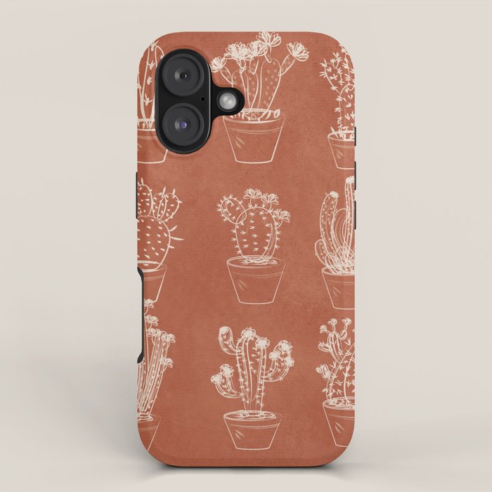 Minimalist Cactus Art 1 iPhone Case Gallery Image 1