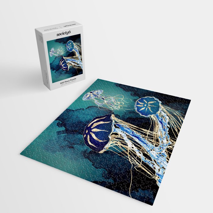 Metallic Jellyfish III Jigsaw Puzzle Gallery Image 2