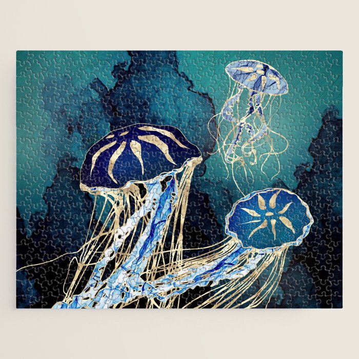 Metallic Jellyfish III Jigsaw Puzzle Gallery Image 1