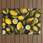 Lemon and Leaf Pattern V Outdoor Rug Gallery Image 1