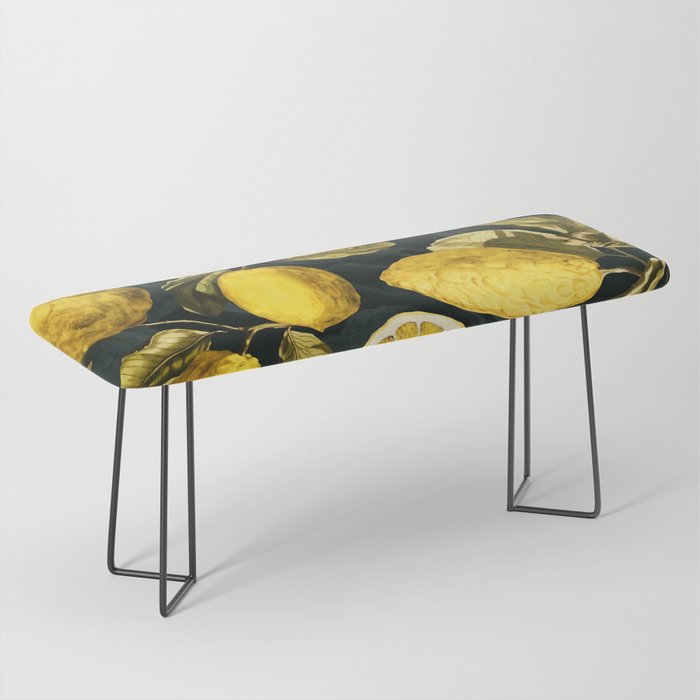Lemon and Leaf Pattern V Bench Gallery Image 1