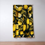 Lemon and Leaf Pattern V Window Curtain Gallery Image 3