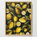 Lemon and Leaf Pattern V Serving Tray Gallery Image 1