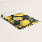 Lemon and Leaf Pattern V Yoga Mat Gallery Image 2