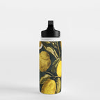 Lemon and Leaf Pattern V Water Bottle Gallery Image 3