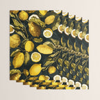 Lemon and Leaf Pattern V Wrapping Paper Gallery Image 3