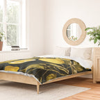 Lemon and Leaf Pattern V Duvet Cover Gallery Image 2