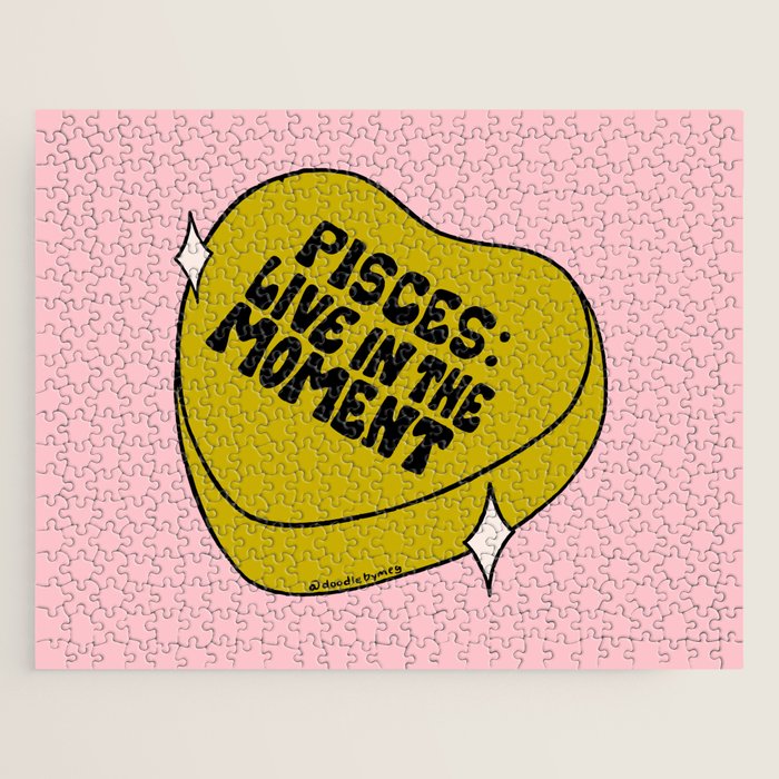 Pisces Conversation Heart Jigsaw Puzzle Gallery Image 1
