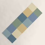 Bold Natural Checks Pattern - Large VIII Yoga Mat Gallery Image 1