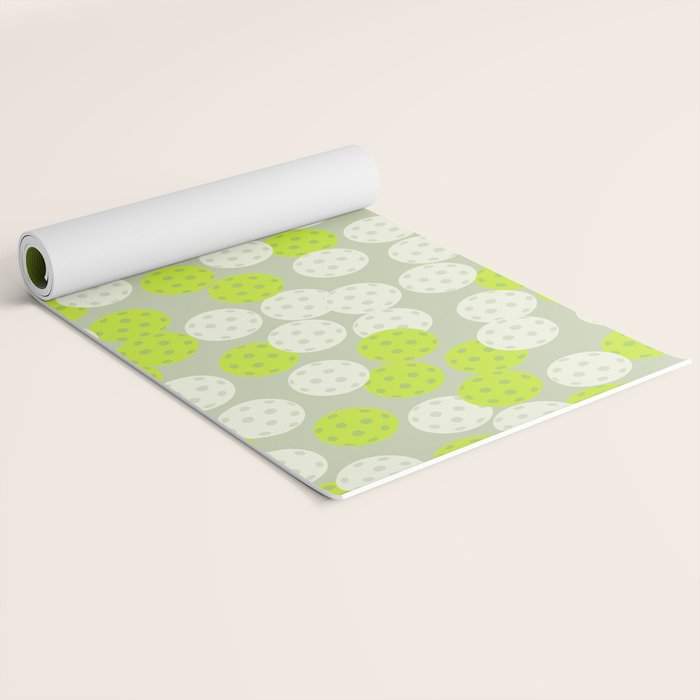 Pickleball Ball Pattern Yoga Mat Gallery Image 2
