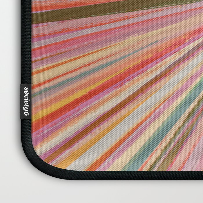 Abstract Pink Bloom Laptop Sleeve Gallery Image 3