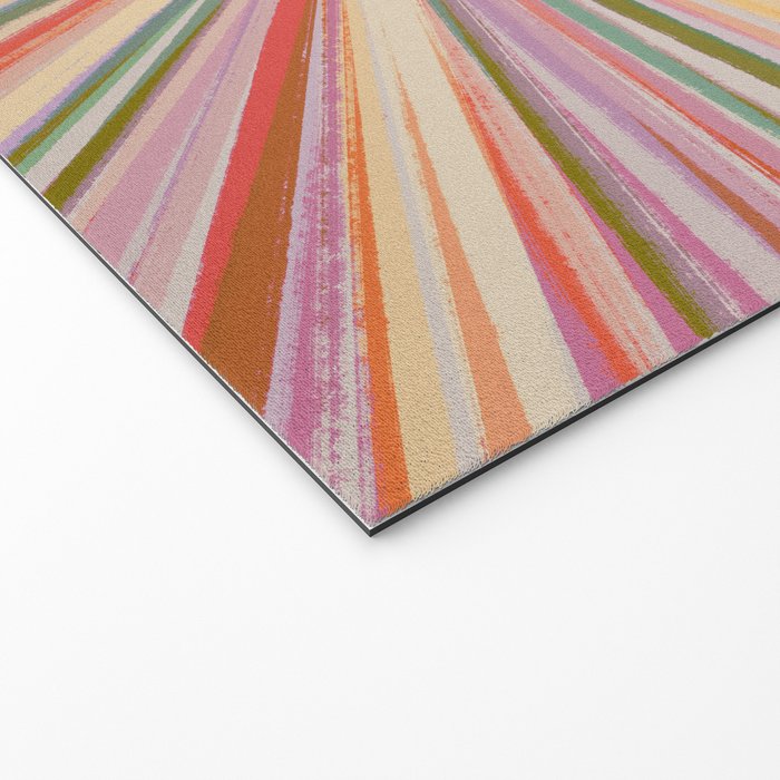 Abstract Pink Bloom Welcome Mat Gallery Image 2